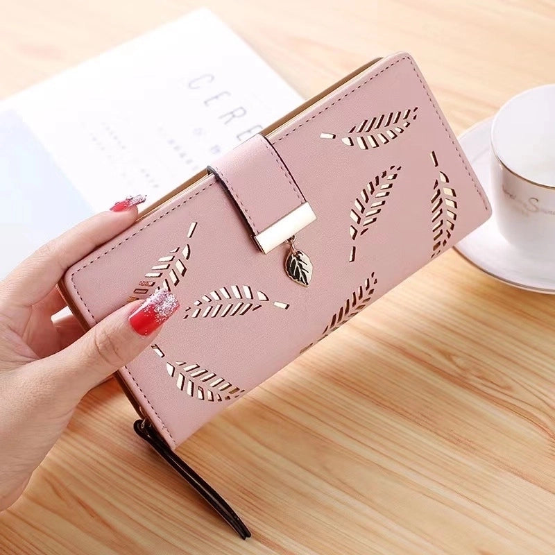 Women's Spring&summer Pu Leather Geometric Vintage Style Square Zipper Buckle Long Wallet