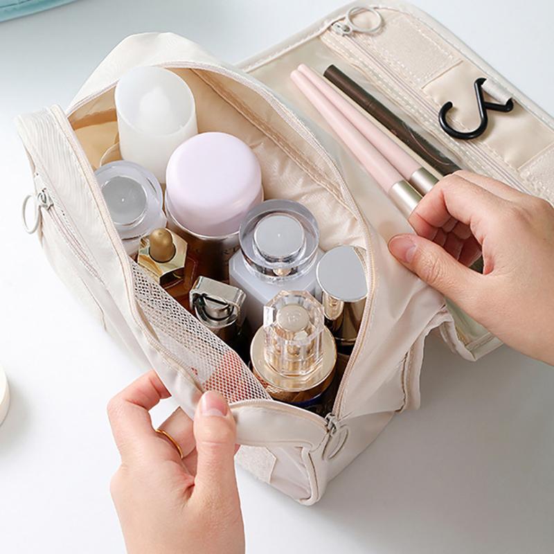 Travel-Friendly Waterproof Makeup & Toiletries Organizer Pouch