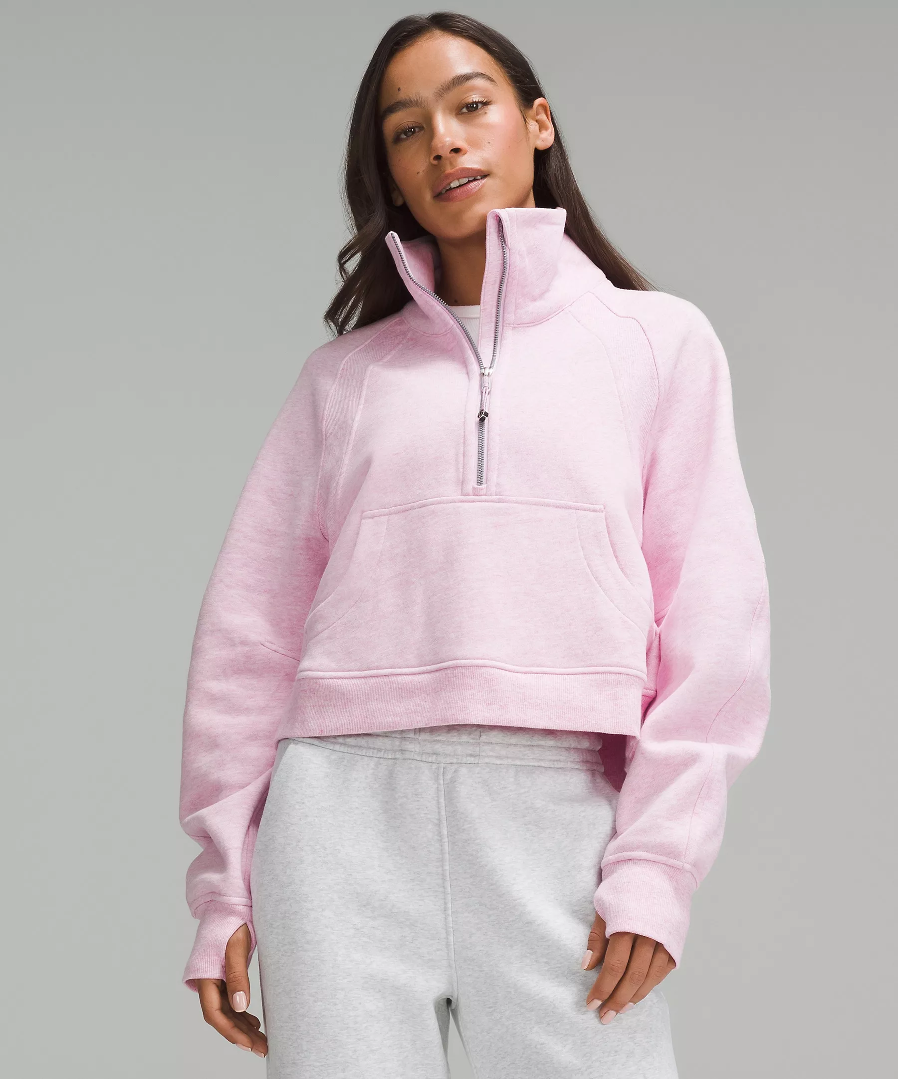 lululemon Scuba Oversized Funnel-Neck Half Zip