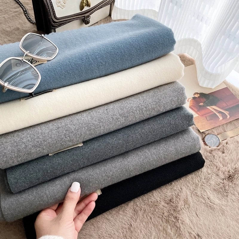 Soft Imitation Cashmere Scarf Women's Autumn And Winter  New Warm Couple Scarf Cold-proof Outer Long Shawl