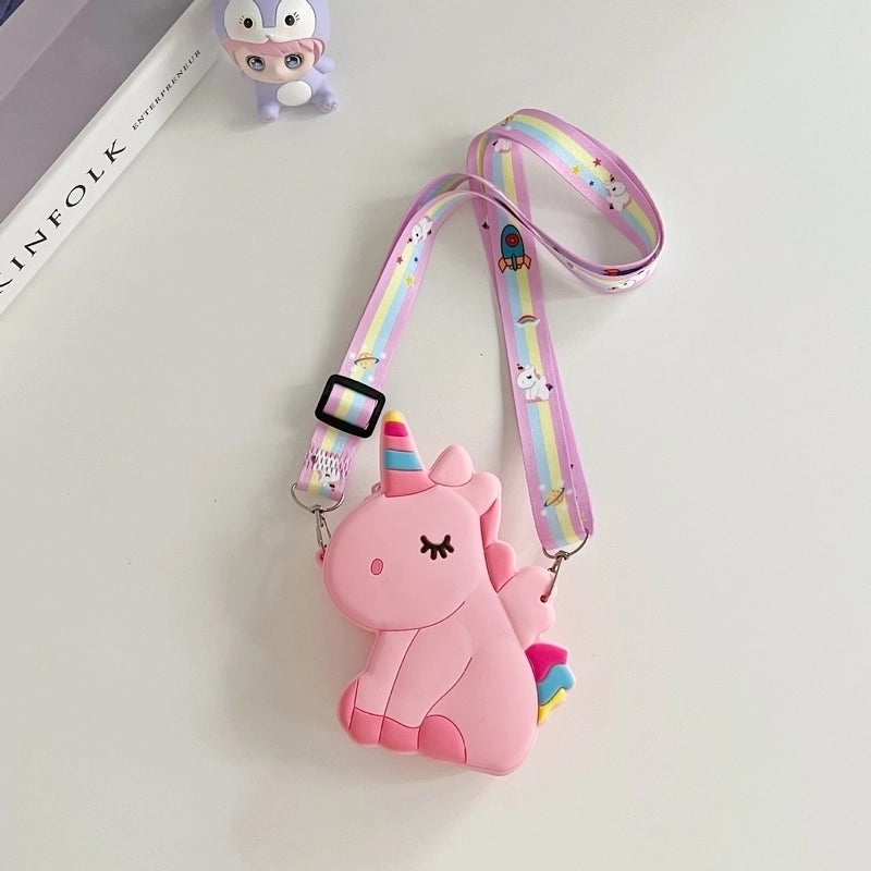 Kid's Silica Gel Zipper Kids Wallets