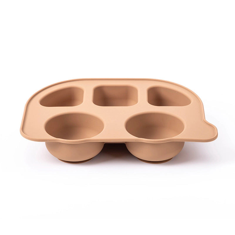 Elegant Minimalist Silica Gel Solid Color Pet Tableware