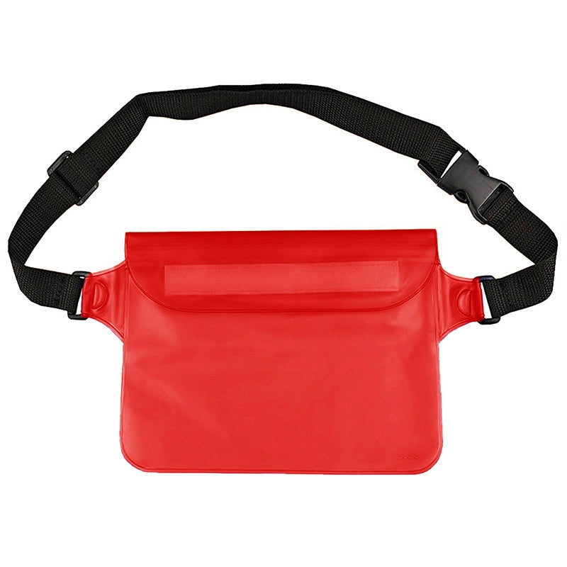 Unisex Casual Solid Color PVC Waist Bags