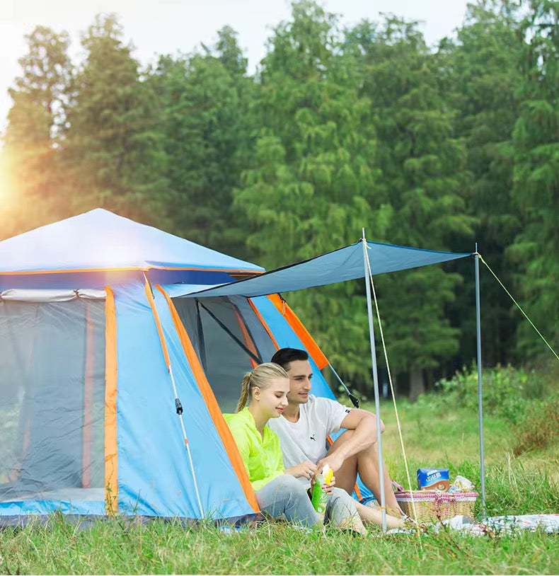 Instant Automatic Camping Tent Sun Protection with Cabin Tent 6-10person
