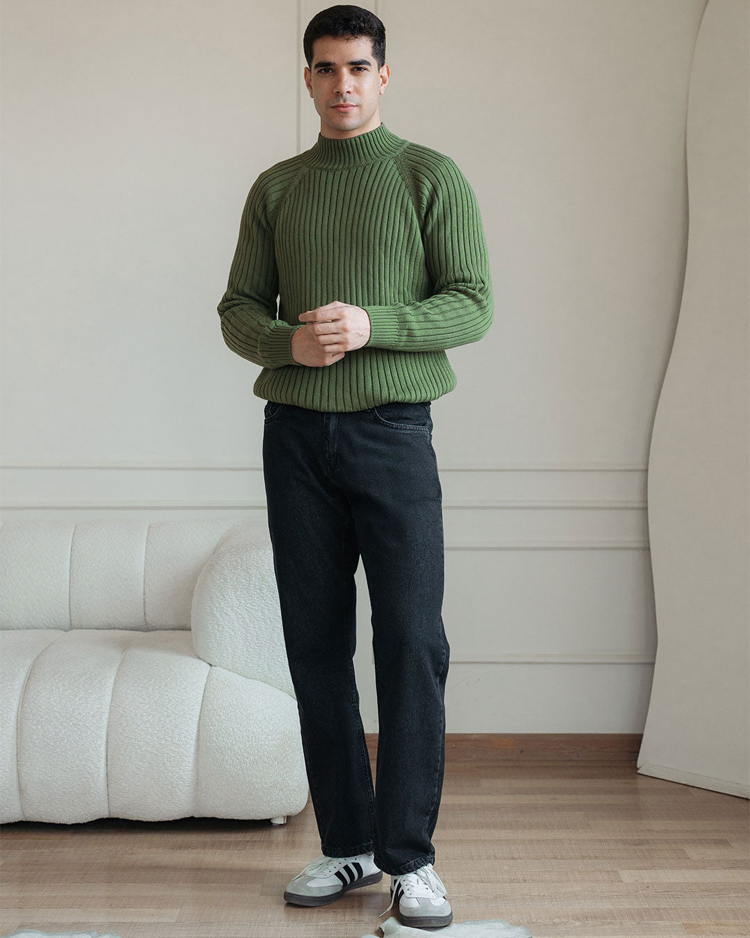 Half Neck Men Pullover