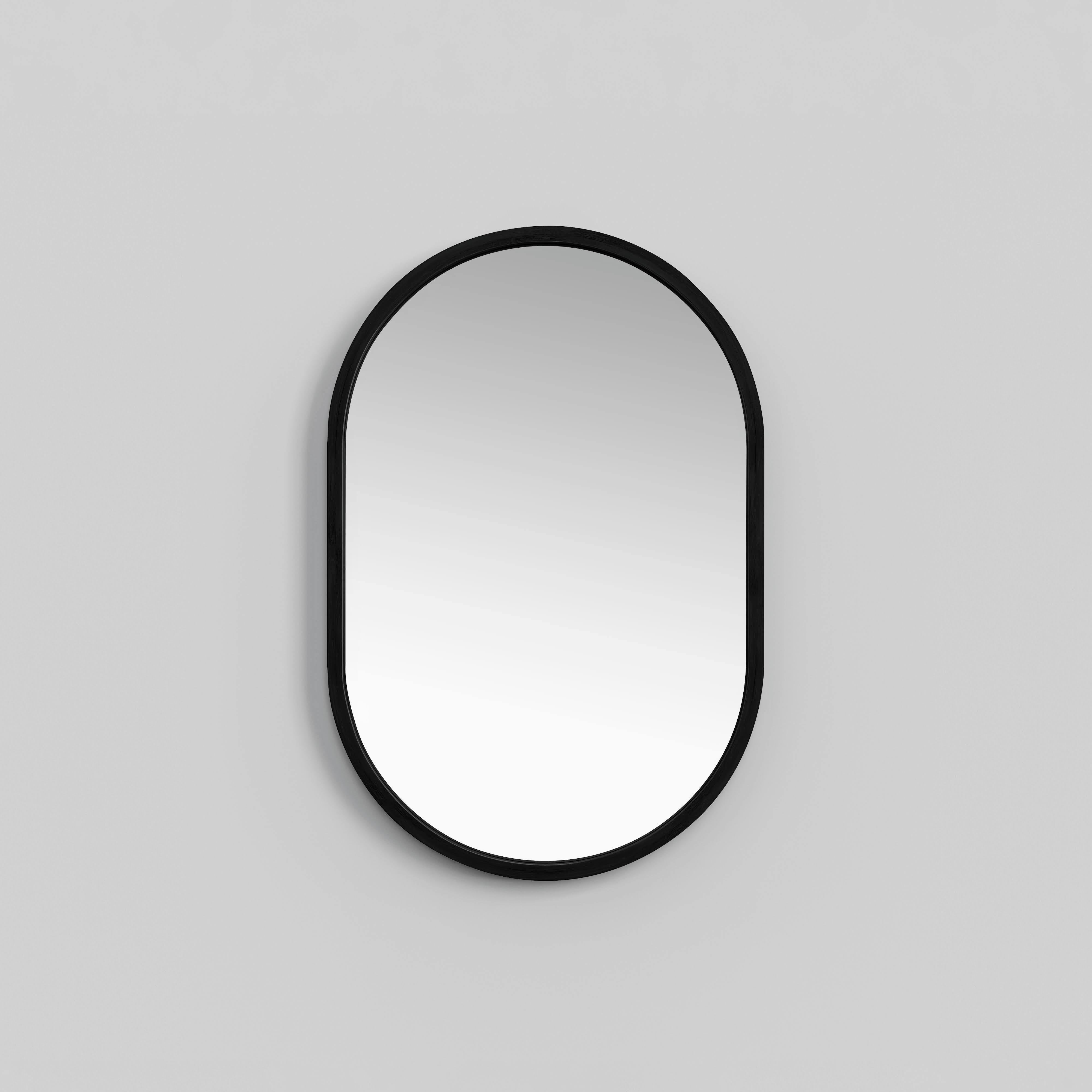 Mira Oval Wall Mirror: Handmade Oval Wall Mirror For Dressing Bathroom Bedroom [60cm/23.62in(W) x 90cm/35.43in(H)]