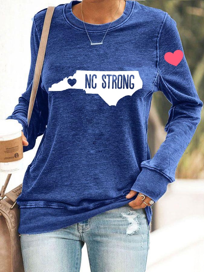 Women's Florida Strong Print Sweatshirt