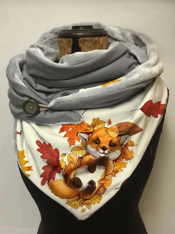 Women's Basic Streetwear Moon Butterfly Polyester Scarf