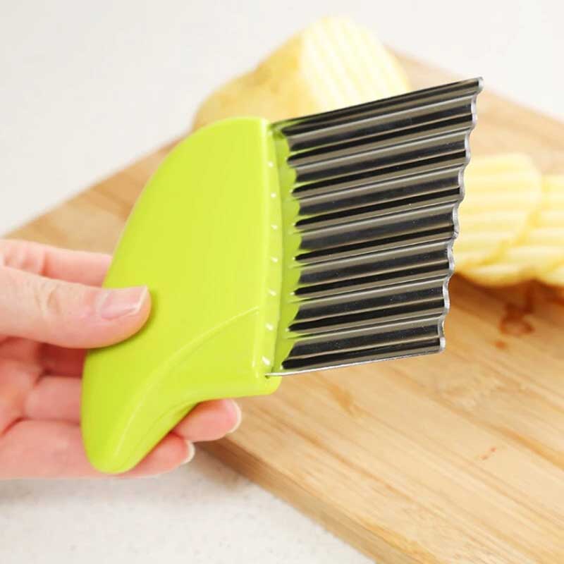 Stainless Steel Vegetables Crinkle Cutter