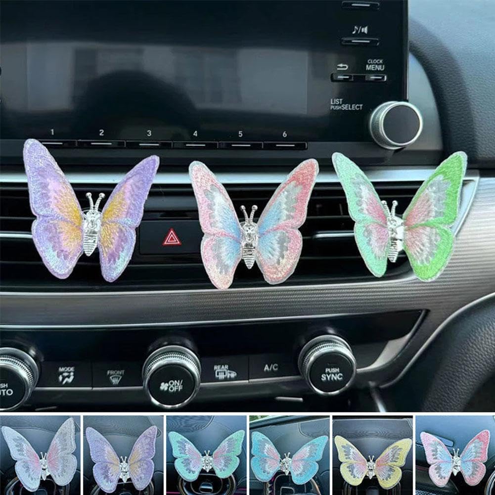 Car Butterfly Decoration - Mix Colors