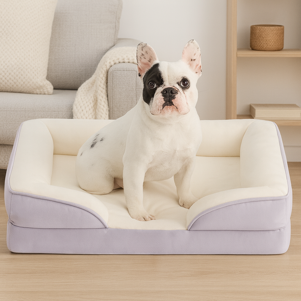 Waterproof Dog Sofa Bed With Removable Washable Cover