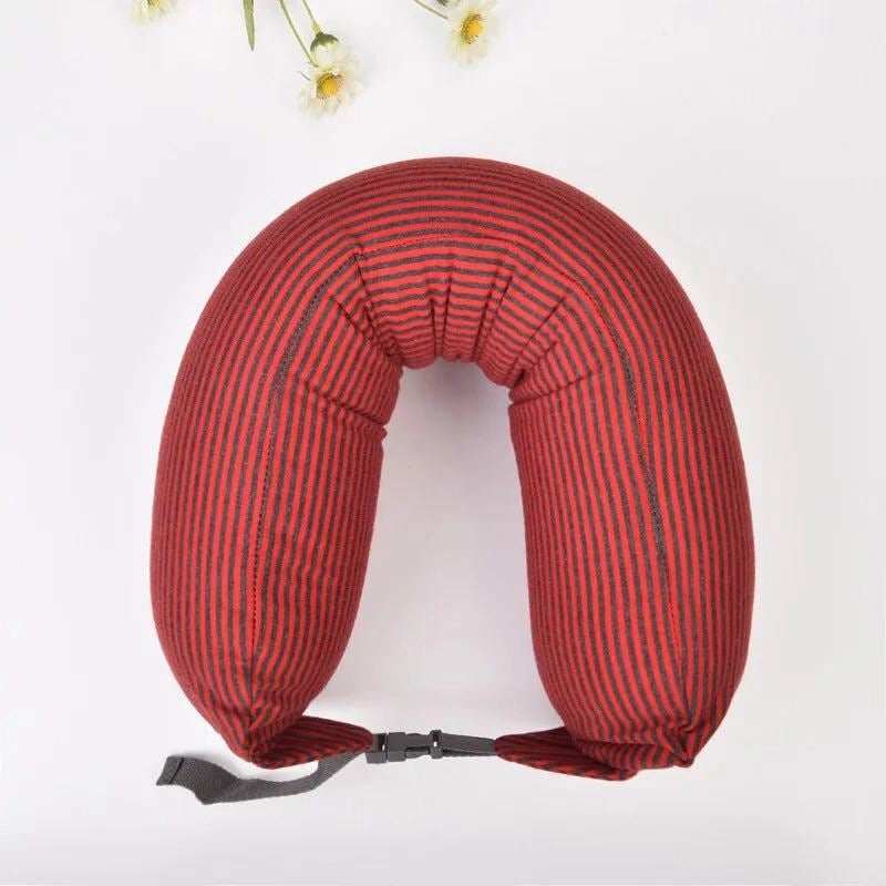 Good Product Foam Particle Pillow Unprinted U-shaped Pillow Cervical Pillow Travel Pillow Neck Pillow Waist Pillow A Generation Of Hair
