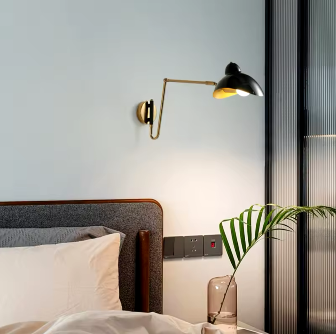Modern Adjustable Bedside Wall Lamp