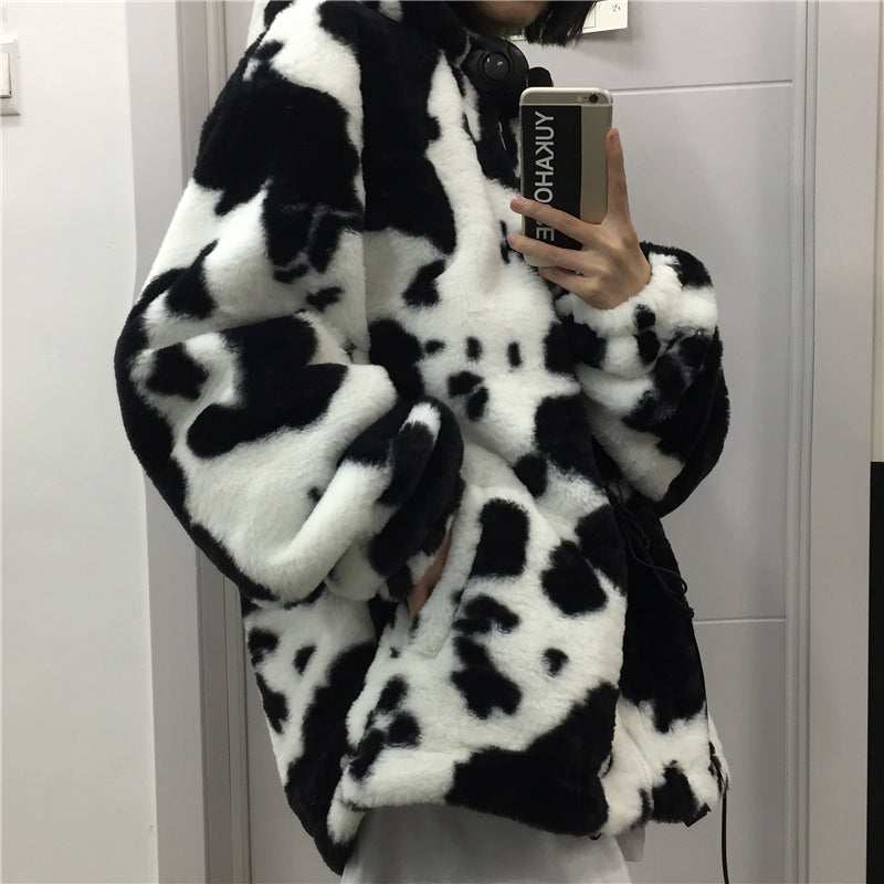 Vintage Cow Cotton Jacket   KF82327