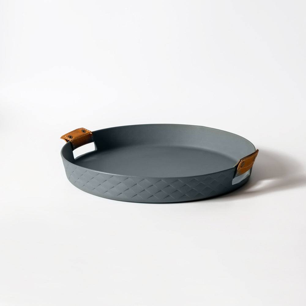 Bern Ceramic Serving Tray - Grey