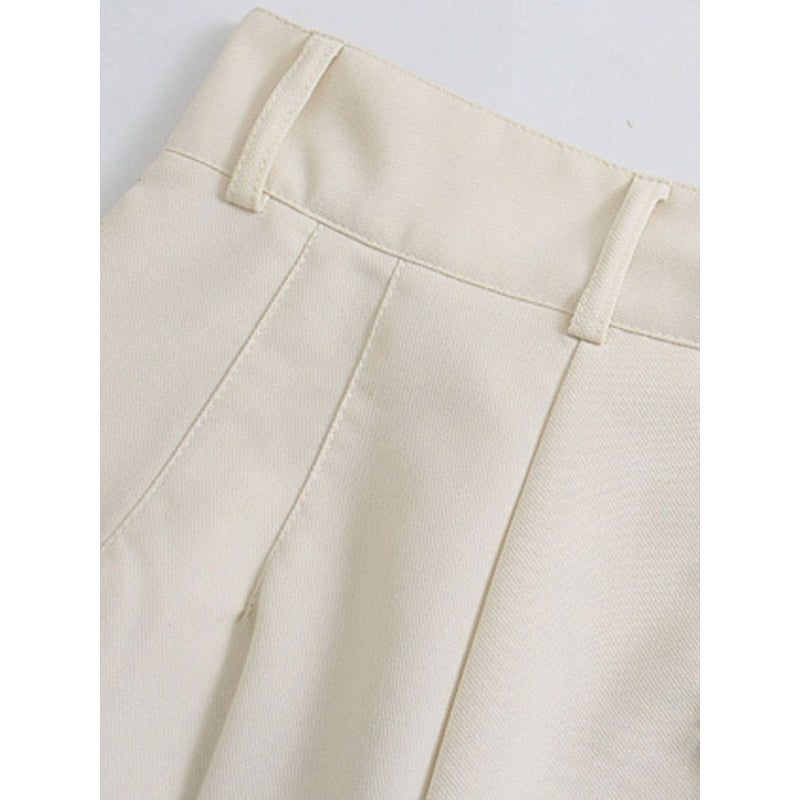 Office Wear High Waist Straight Pants For Women