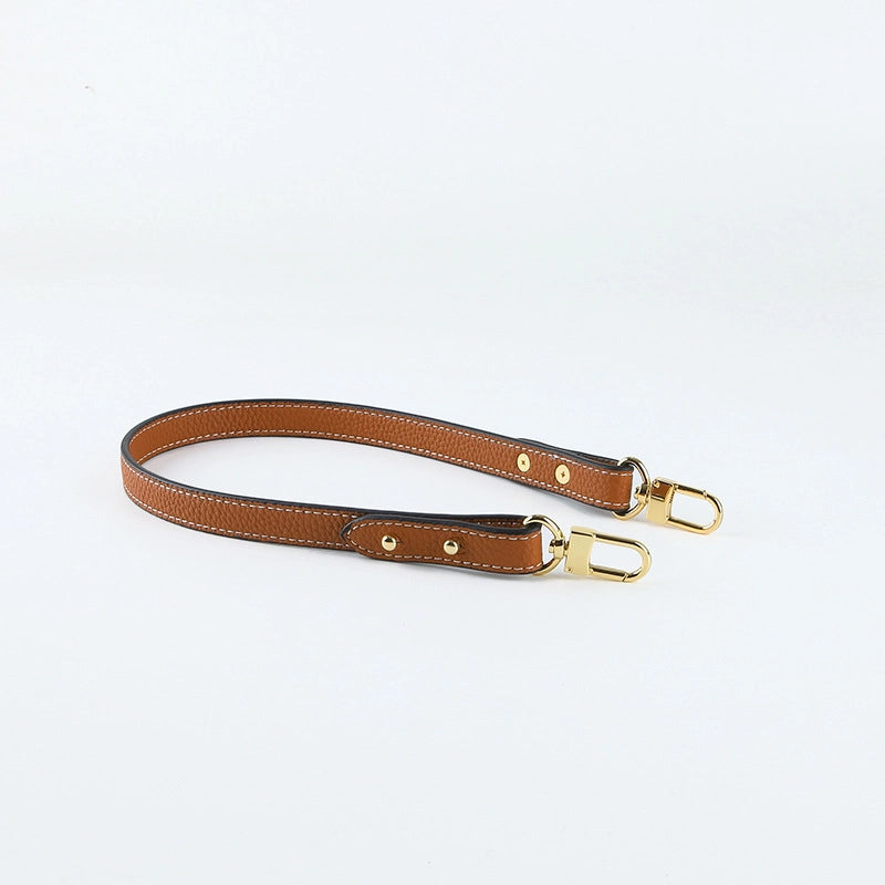 Short Underarm Bag With Litchi Pattern Cowhide Pattern Vegetable Basket Bag Shoulder Strap Shoulder Bag Strap Women's Bag Shoulder Strap Accessories