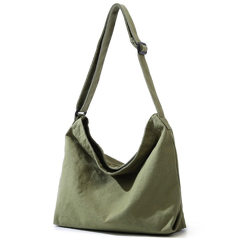 Women's Medium Cloth Solid Color Basic Classic Style Square Zipper Shoulder Bag