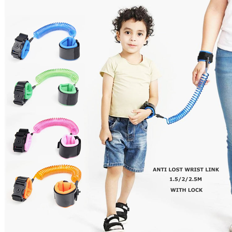 Baby Child Anti Lost Wrist Link Safety Harness Strap Rope. Wristband For Toddlers. Kids Loss