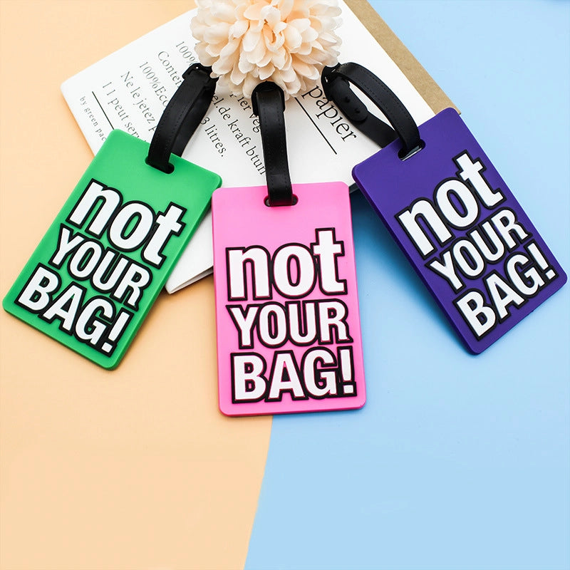 PVC Letter Luggage Tag