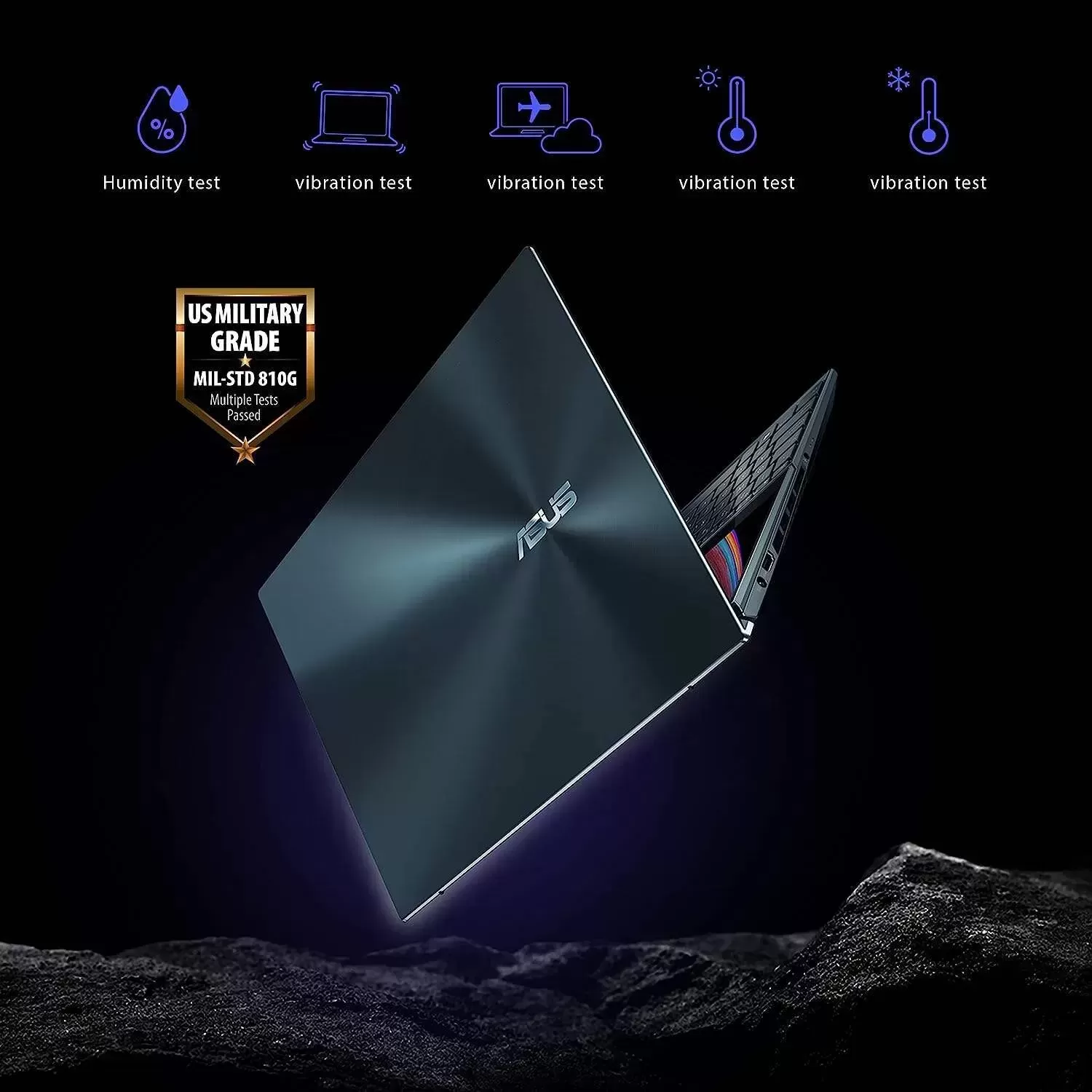 ASUS ZenBook Pro 16X OLED 16 inch 4K OLED 16:10 Touch Display, ASUS Dial, Intel Core i9-12900H, 32GB, 2TB, GeForce RTX 3060 GPU, Windows 11 Pro, Tech Black, UX7602ZM-XB96T