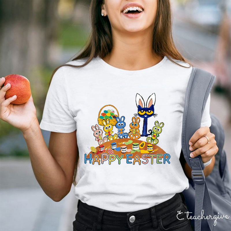 We Wish You A Happy Easter Teacher T-Shirt