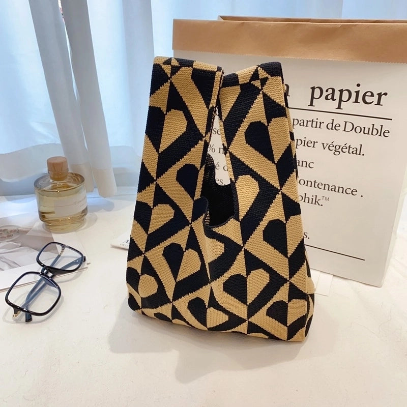 Women's Small All Seasons Polyester Animal Cute Square Open Handbag