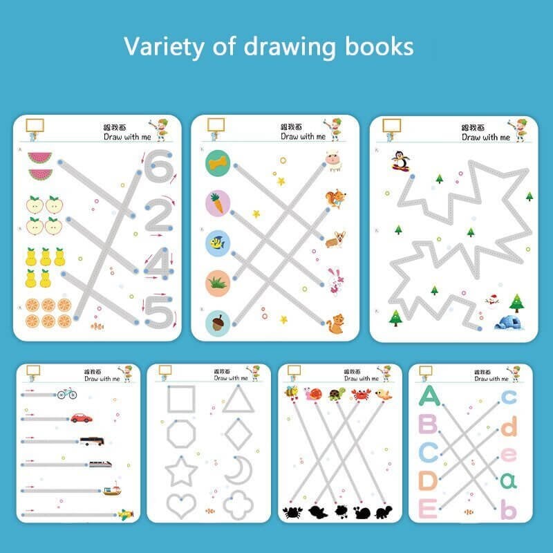 🔥 Magical Tracing Workbook Set