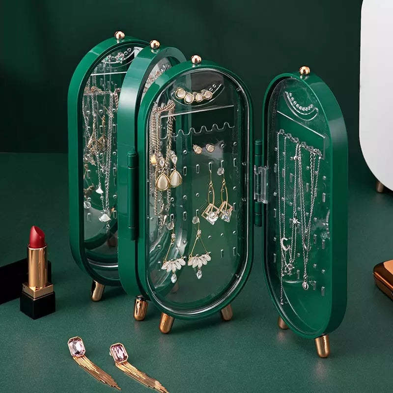 Foldable Jewellery Organizer with Mirror