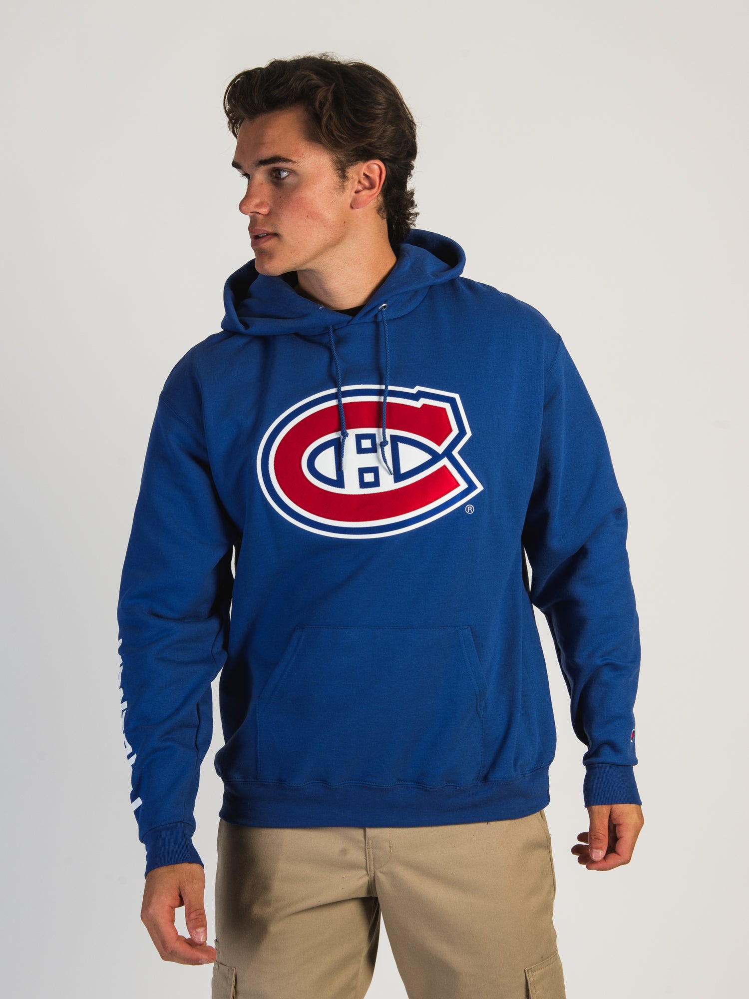 CHAMPION NHL MONTREAL CANADIENS CENTER ICE PULL OVER HOODIE