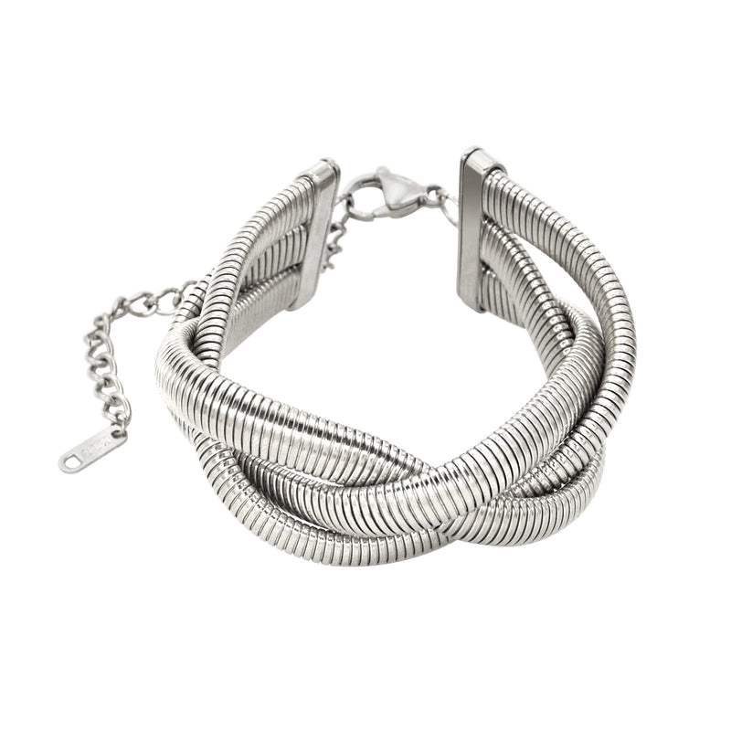 Hip-Hop Minimalist Commute Geometric 304 Stainless Steel 316 Stainless Steel  Zircon 18K Gold Plated Inlay Bracelets Earrings Necklace