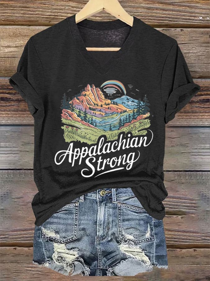 Women's Appalachian Strong Print T-Shirt