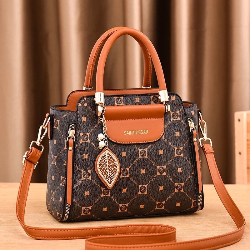 Women's Medium All Seasons Pu Leather Vintage Style Handbag