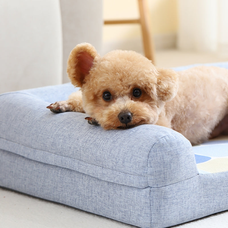 Full Support Cozy Orthopedic Bolster Dog & Cat Sofa Bed Luxury Dog Gifts