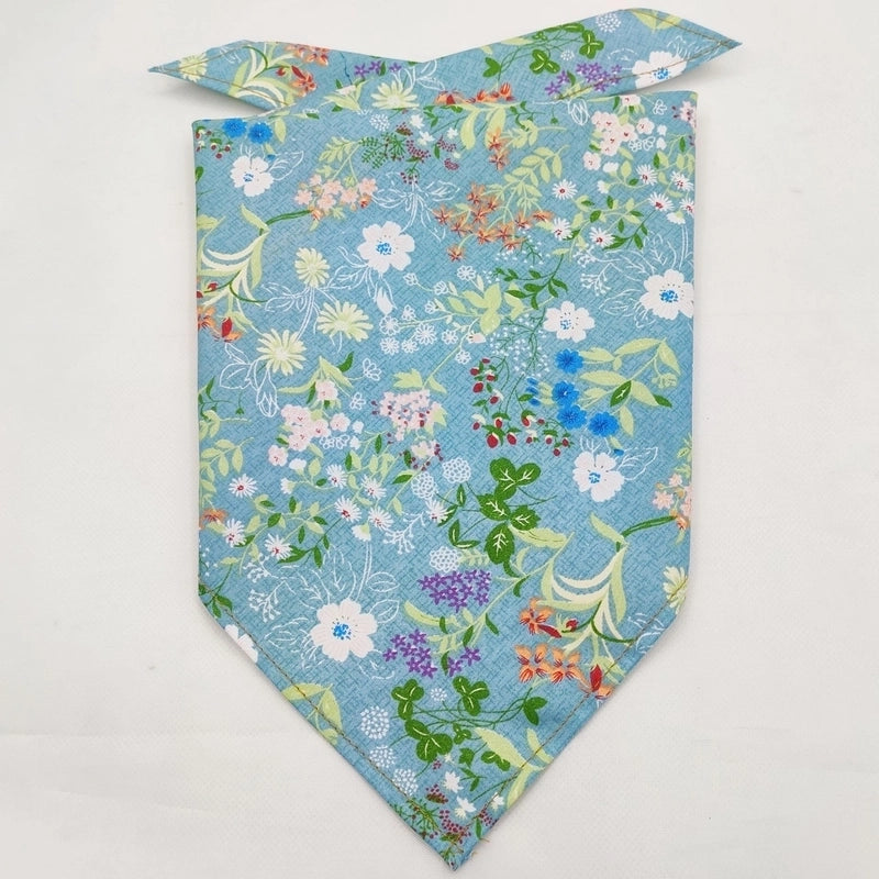 Cartoon Style Cotton Flower Printing Pet Saliva Towel