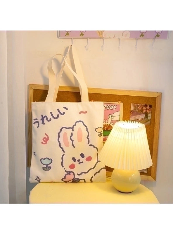 Women's Fashion Cartoon Letter Shopping Bags