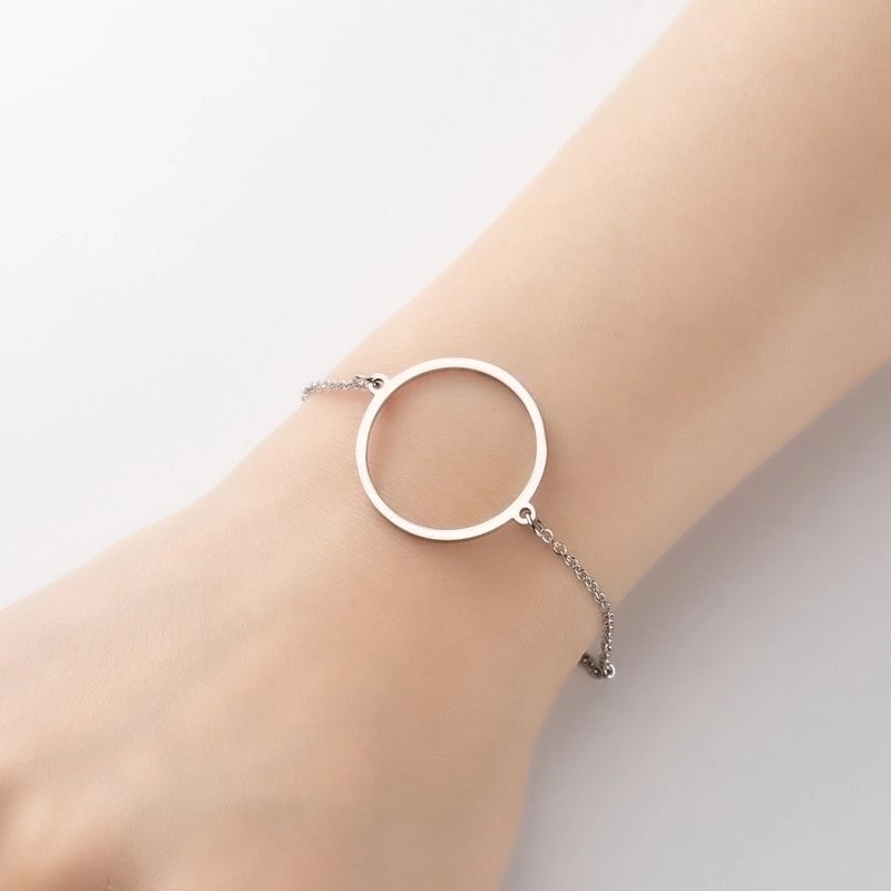 Fashion Leaf Star 201 Stainless Steel 18K Gold Plated Bracelets In Bulk