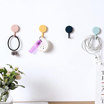 Wall Hook Small . Wall-Mounted Hanging Hook 10 Pieces