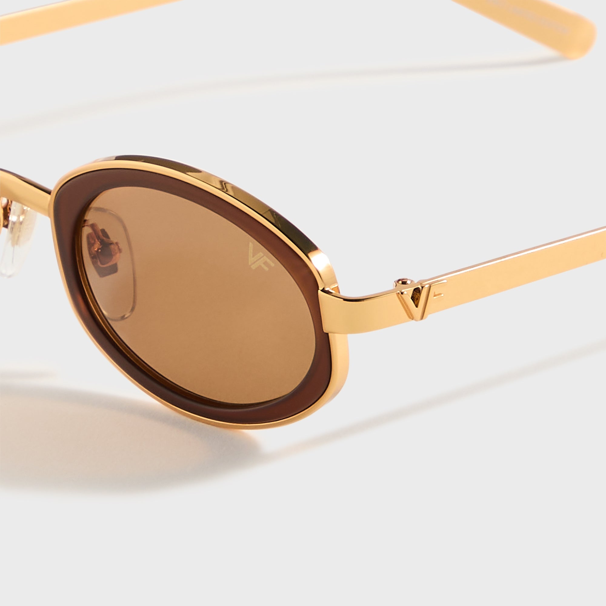 Vintage Frames Sincere 24KT - Gold / Matte Brown Espresso