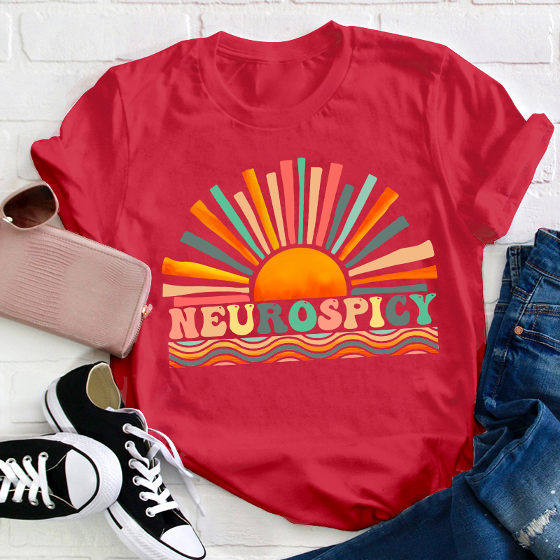 Neurospicy ADHD Teacher T-Shirt