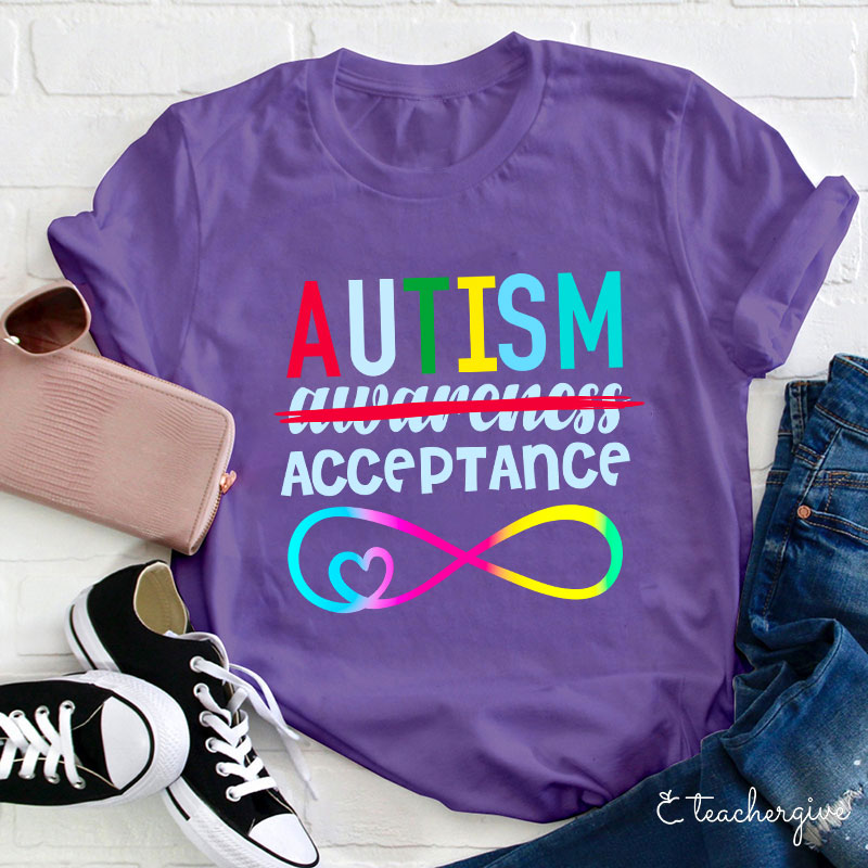 Autism Acceptance Teacher T-Shirt