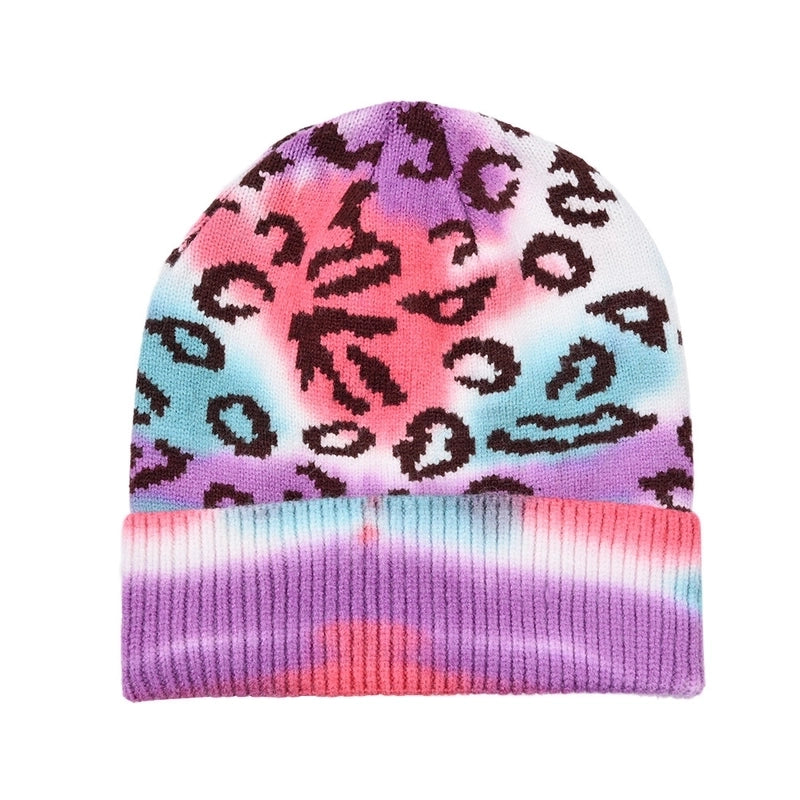 Unisex Color Block Eaveless Wool Cap