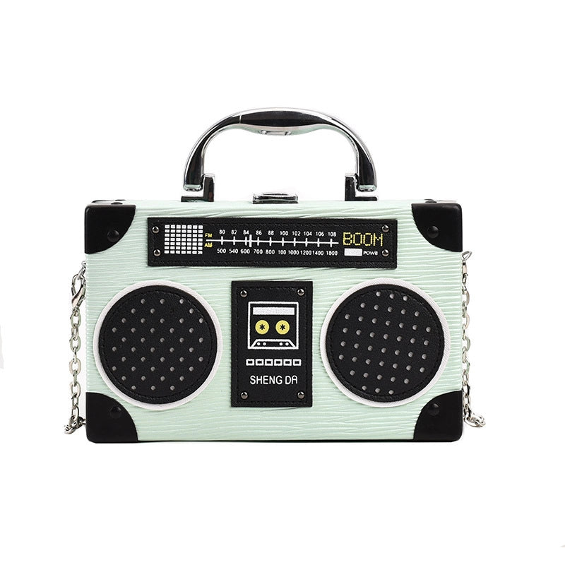 Women's Medium All Seasons Pu Leather Color Block Streetwear Square Lock Clasp Shoulder Bag