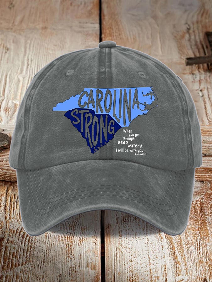 Men's and Women's Hurricane Helen Disaster Relief Washed and Distressed Hats