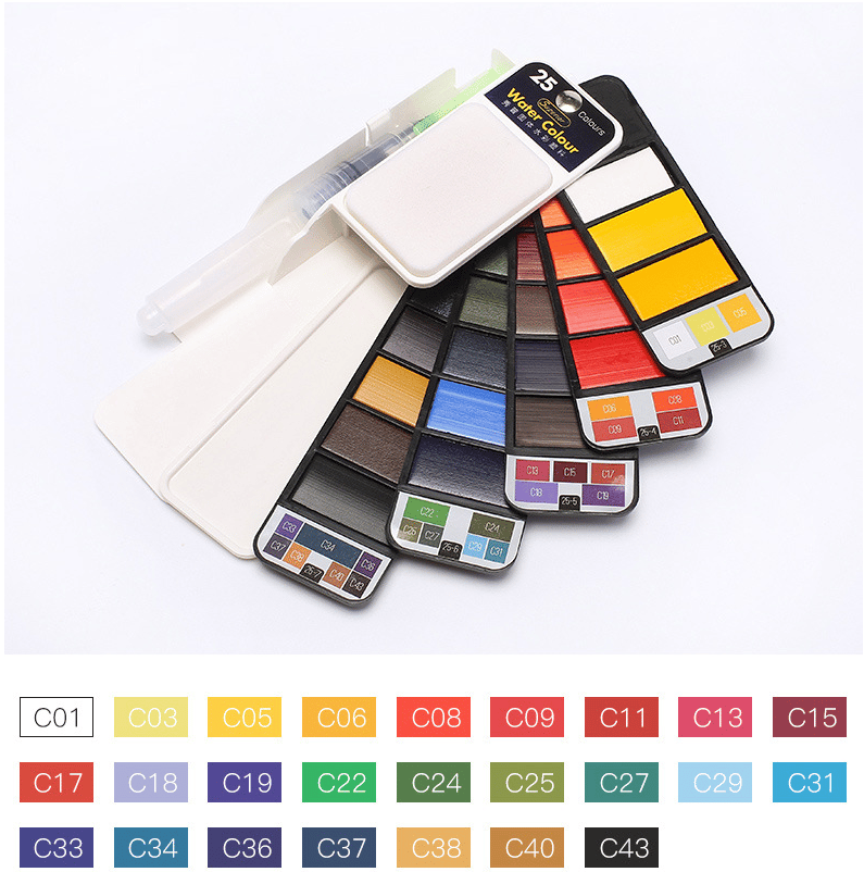 🎅Early Christmas Sale-49% OFF🎁Handy Watercolor Travel Kit