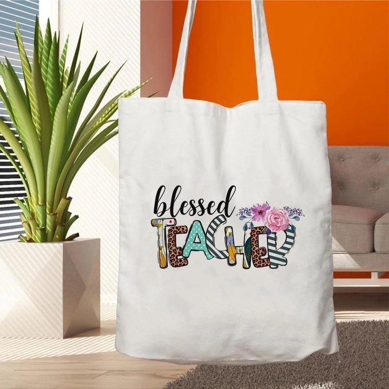 Women's Minimalist Letter Shopping Bags