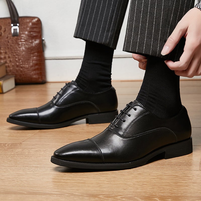 Men's Leather Fashion Oxford Casual Shoes