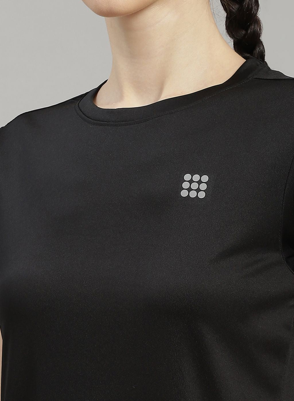 Women Black Solid Top