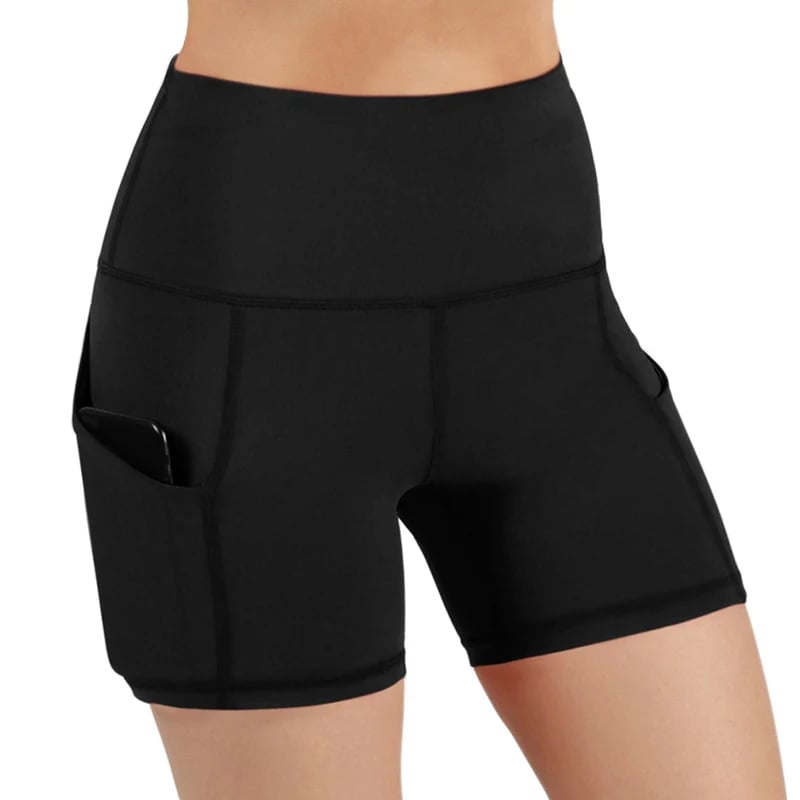 Buy 2 get 10% off🔥Women High Waist Hip Lifting Yoga Shorts Pocket