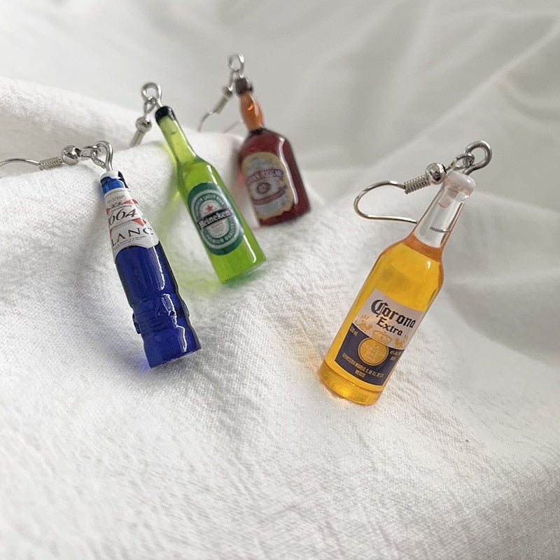 Tiny Beer Earrings